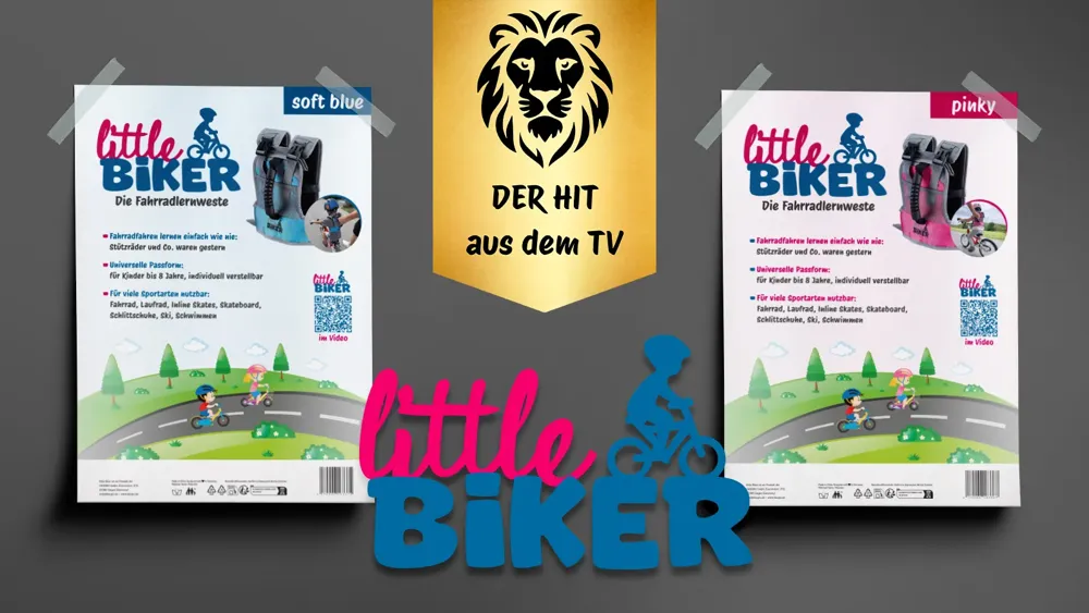 Verpackungsaufkleber für Little Biker